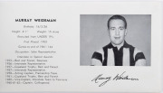 COLLINGWOOD FC - 1963 PLAYERS' ALBUM: Club publication with page dedicated to each player, 11 signatures on reverse of WANFL players including Derek Chadwick, Norm Rogers, John Todd & Malcolm Atwell. - 2