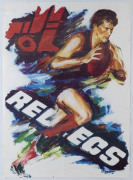 JOSEPH GREENBERG (1923 - 2007) SANFL posters, circa 1980, as issued, for the Bulldogs, the Tigers, the Redlegs, the Roosters, the Magpies, the Panthers, Sturt, the Bloods, the Eagles and the Peckers, each poster signed by Greenberg in the plate but withou - 3