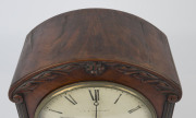 An antique English bracket clock, twin train fusee movement in a fine carved mahogany case, circa 1830, movement and dial signed "G. B. PATERSON, LONDON", with key and pendulum, 42cm high - 8