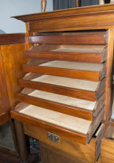 HARRY GOLDMAN (attributed) doctor's cabinet, Australian blackwood, interior fitted with slides and drawers, circa 1920, ​186cm high, 120cm wide, 55cm deep - 7