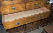 HARRY GOLDMAN (attributed) doctor's cabinet, Australian blackwood, interior fitted with slides and drawers, circa 1920, ​186cm high, 120cm wide, 55cm deep - 9