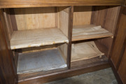 HARRY GOLDMAN (attributed) doctor's cabinet, Australian blackwood, interior fitted with slides and drawers, circa 1920, ​186cm high, 120cm wide, 55cm deep - 11