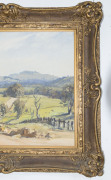 ROBERT JOHNSON (1890-1964), Road to Yass, oil on canvas, signed lower left "Robert Johnson", together with a single page hand-written letter by the artist dated 1962 with explanation of the painting to the current vendor's father as well as a sales receip - 5