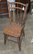 Six assorted Australian cottage chairs, blackwood and kauri pine, circa 1900 - 2