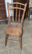 Six assorted Australian cottage chairs, blackwood and kauri pine, circa 1900 - 3