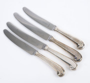 A set of eight sterling silver handled dinner knives and entree knives, early to mid 20th century, (16 pieces). - 2