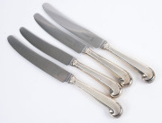 A set of eight sterling silver handled dinner knives and entree knives, early to mid 20th century, (16 pieces). - 6