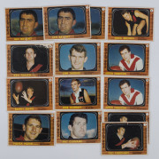 1965-67 SCANLENS "Footballers" duplicated array with 1965 (29) incl. Neville Crowe, Bob Skilton & Kevin Murray, 1966 (8) and 1967 (66); poor to VG. (103) - 2