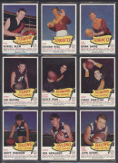 1966 SCANLENS "Footballers" complete set [72], including all 14 die-cuts with Barry Cable, Ron Barassi, Ken Fraser, Ted Whitten, "Polly" Farmer, Darrel Baldock & Bob Skilton; mostly G/VG. Another rare set. (72) - 4