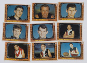 1967 SCANLENS "Footballers" [61/70] ex cards #1,3,5,37,42,45,51,53 & 61, Poor to VG, majority G/VG. - 3