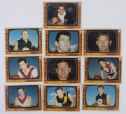 1967 SCANLENS "Footballers" [61/70] ex cards #1,3,5,37,42,45,51,53 & 61, Poor to VG, majority G/VG. - 4