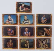 1967 SCANLENS "Footballers" [61/70] ex cards #1,3,5,37,42,45,51,53 & 61, Poor to VG, majority G/VG. - 8