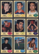 1972 SCANLENS "Footballers" complete set [66], including Bernie Quinlan, Kevin Bartlett, Barry Richardson & Keith Grieg; G/VG. (66) - 5