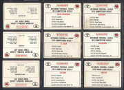 1974 SCANLENS "Footballers", complete set [132], plus check lists [12], mostly G/VG. (144) - 6