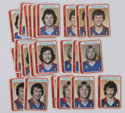 1979 SCANLENS: Accumulation of cards noting Alex Jesaulenko & Ross Glendinning, plus a few checklists; some cards heavily duplicated; VG/VF. (162) - 3