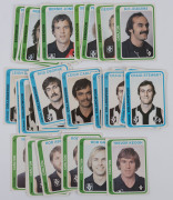 1979 SCANLENS: Accumulation of cards noting Alex Jesaulenko & Ross Glendinning, plus a few checklists; some cards heavily duplicated; VG/VF. (162) - 5