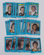 1980 SCANLENS "Footballers", two part sets, [130/168 & 118/168], plus spares [171] and checklists [33] , mixed condition. (452) - 2