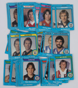 1980 SCANLENS "Footballers", two part sets, [130/168 & 118/168], plus spares [171] and checklists [33] , mixed condition. (452) - 3