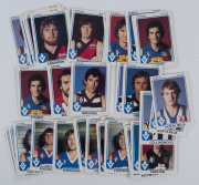 1981 SCANLENS: Accumulation of cards noting Simon Madden & Mick Malthouse, plus a few checklists; some cards heavily duplicated; a few poor/fair, generally G/VF. (145). - 3