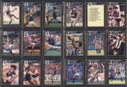 SCANLENS "Footballers", complete sets comprising 1981 [168], 1982 [180]; 1984 [132]; 1985 [132]; 1986 [132]; 1987 [132]; plus 1986 & 1987 bubble gum wrappers; mostly VG to excellent. (878) - 6