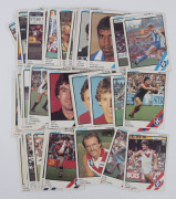 SCANLENS "Footballers": a range comprising the 1981 set (excl. #33 & #40) plus all the Check Lists except Carlton; the 1984 series, 56 player cards plus 6 Checklists, 1978 Checklists (7), 1974 Checklists (5) and several other items. - 3