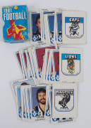 SCANLENS "Footballers": a range comprising the 1981 set (excl. #33 & #40) plus all the Check Lists except Carlton; the 1984 series, 56 player cards plus 6 Checklists, 1978 Checklists (7), 1974 Checklists (5) and several other items. - 5