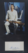 AUSTRALIAN TEST CRICKETER AUTOGRAPHS: A collection of autographed displays in an album; including 13 Captains. Noted Lindsay Hassett, Ian Craig, Richie Benaud, Neil Harvey, Brian Booth, Bob Simpson, Bill Lawry, Ian Chappell, Graham Yallop, Greg Chappell, - 8