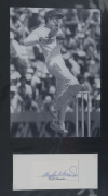 AUSTRALIAN TEST CRICKETER AUTOGRAPHS: A collection of autographed displays in an album; including 13 Captains. Noted Lindsay Hassett, Ian Craig, Richie Benaud, Neil Harvey, Brian Booth, Bob Simpson, Bill Lawry, Ian Chappell, Graham Yallop, Greg Chappell, - 11