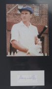 AUSTRALIAN TEST CRICKETER AUTOGRAPHS: A collection of autographed displays on a few autograph sheets in an album; including Keith Miller, Ron Saggers, Rod Marsh, Dean Jones, David Hookes, Rodney Hogg, Ian Meckiff, Ian Redpath, Doug Walters, Kerry O'Keeffe - 2