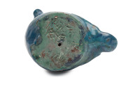 KLYTIE PATE pottery bird statue with turquoise glaze, incised "Klytie Pate", ​25cm high - 2