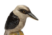 GRACE SECCOMBE pottery kookaburra statue, incised "Grace Seccombe", 16cm high - 2