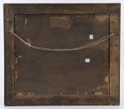 AUSTRALIAN COLONIAL SCHOOL (A farm by a stream), watercolour, circa 1830s, in contemporary musk frame with gilt slip, the board bearing a "T.S. Glasier & Co. Gallery of Art, Melbourne" label, - 3