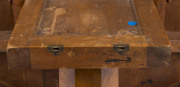 A stunning and rare Colonial huon pine breakfast table with radially veneered circular top, cross banded in huon pine, hexagonal tapering column, tri-form base, scrolling feet with inset brass castors, Tasmanian origin, circa 1835. 75cm high, 127cm diamet - 3