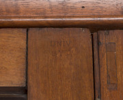 UNIVERSITY OF SYDNEY an impressive antique Australian cedar display cabinet, circa 1880, with impressed marks "UNIV. SYD.", 213cm high, 252cm wide, 50cm deep. - 2