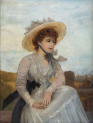 ARTIST UNKNOWN (Australian school, 19th century), portrait of a girl, oil on canvas, ​76 x 57cm - 2