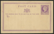 LINDFIELD CRICKET CLUB, SUSSEX: Great Britain Half-Penny postal card printed on the reverse for the "L.C.C. - 1871" with a list of the  registered players, the number of runs they had made, their batting averages, times not out and the largest number of c - 2