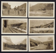 1932-33 "Bodyline" Series: selection of English Team member Freddie Brown's personal photographs (11, mostly 10.5 x 7.5cm) from the tour mostly featuring English players in relaxed circumstances; all are annotated on reverse by Brown, naming the players p - 4