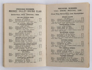 OFFICIAL PROGRAMME/RACE BOOK: 1929 VRC Oaks 'Oaks Day, Victoria Racing Club, Spring Meeting, 1929, Official Programme' (Thursday 7th November), the Previous Winners pages recording Phar Lap's 1st in the Victoria Derby & 3rd in the Melbourne Cup.  - 2