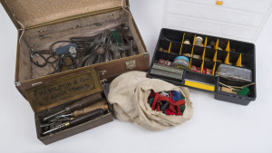 PIANO TUNING TOOLS. An assorted lot of tools, strings and accessories, 19th and 20th century, (qty)