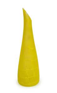GILES BETTISON untitled vessel, circa 1995. This piece represents Bettison's earliest work and is one of a series of 5 he executed whist studying at the A.N.U. Institute of Art in Canberra, Australia. Three other pieces from this series are illustrated in the book "Pattern And Perception" on page 34. Until now this piece was thought to have been lost. signed "Giles Bettison", 33cm high
