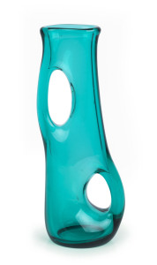 VENINI (attributed) "Forato" Murano glass vase, 26.5cm high