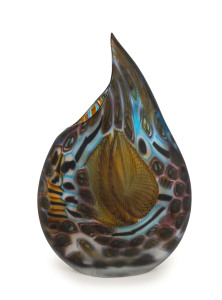 AFRO CELOTTO Ombroso Murano glass vase, engraved "Afro Celotto, 2005, Murano 1/1", 47.5cm high
