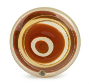 LINO TAGLIAPETRA "Schale Saturno" Murano glass bowl, original circular label "VETRERIA LA MURRINA, Murano, Italy", 20.5cm diameter - 2