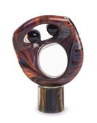 ANDREA TAGLIAPIETRA "Love Dance Hug" Murano glass Calcedonio sculpture, engraved mark to base, 29.5cm high