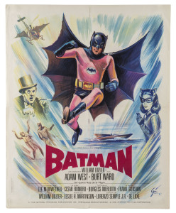 BATMAN - THE MOVIE French release "petite affiche" ​poster, 56 x 45cm.