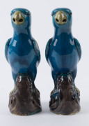 A pair of Chinese ceramic bird statues, 20th century, ​25cm high - 2