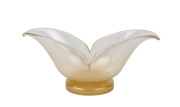 ERCOLE BAROVIER Evanscenti Murano glass bowl with aventurine inclusions, made for BAROVIER & TOSO, circa 1950, ​13cm high, 30cm wide