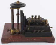 Network Frequency Control Switch on cast iron base by "The Cambridge Scientific Instrument Co.", circa 1887, 20cm high, 27cm wide, 20cm deep - 2