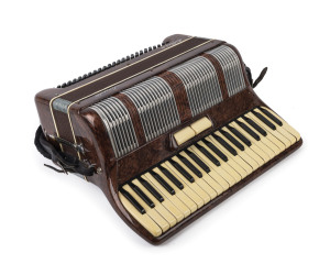 LERENELLI BELLINI III vintage Italian piano accordion in case, mid 20th century