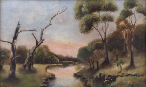 ENGLISH SCHOOL, (Landscape), 19th century, oil on canvas, 20 x 30cm.